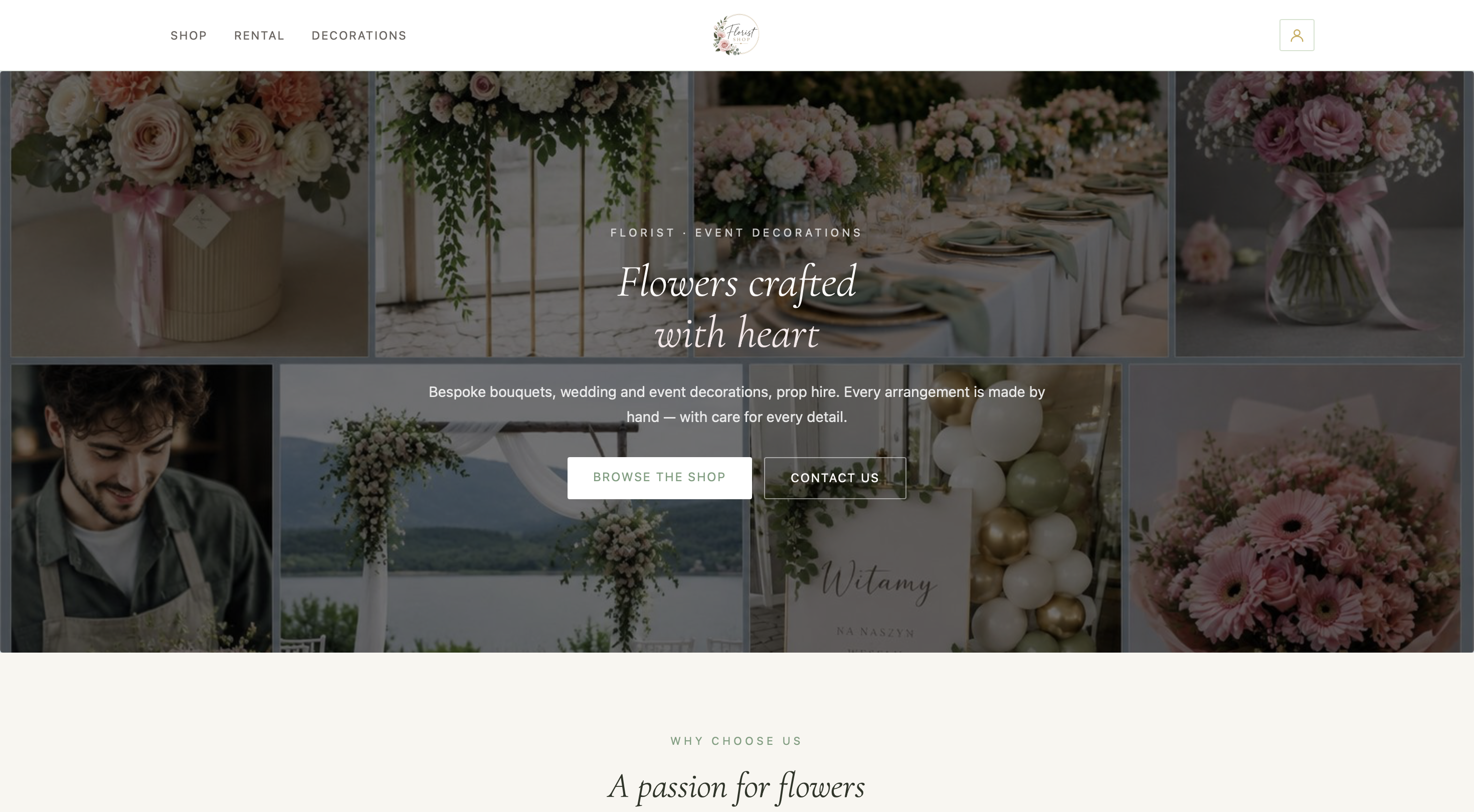 Florist Shop Web App